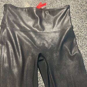 Spanx brand faux leather leggings